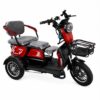 Three wheel electric scooter for 3 passengers