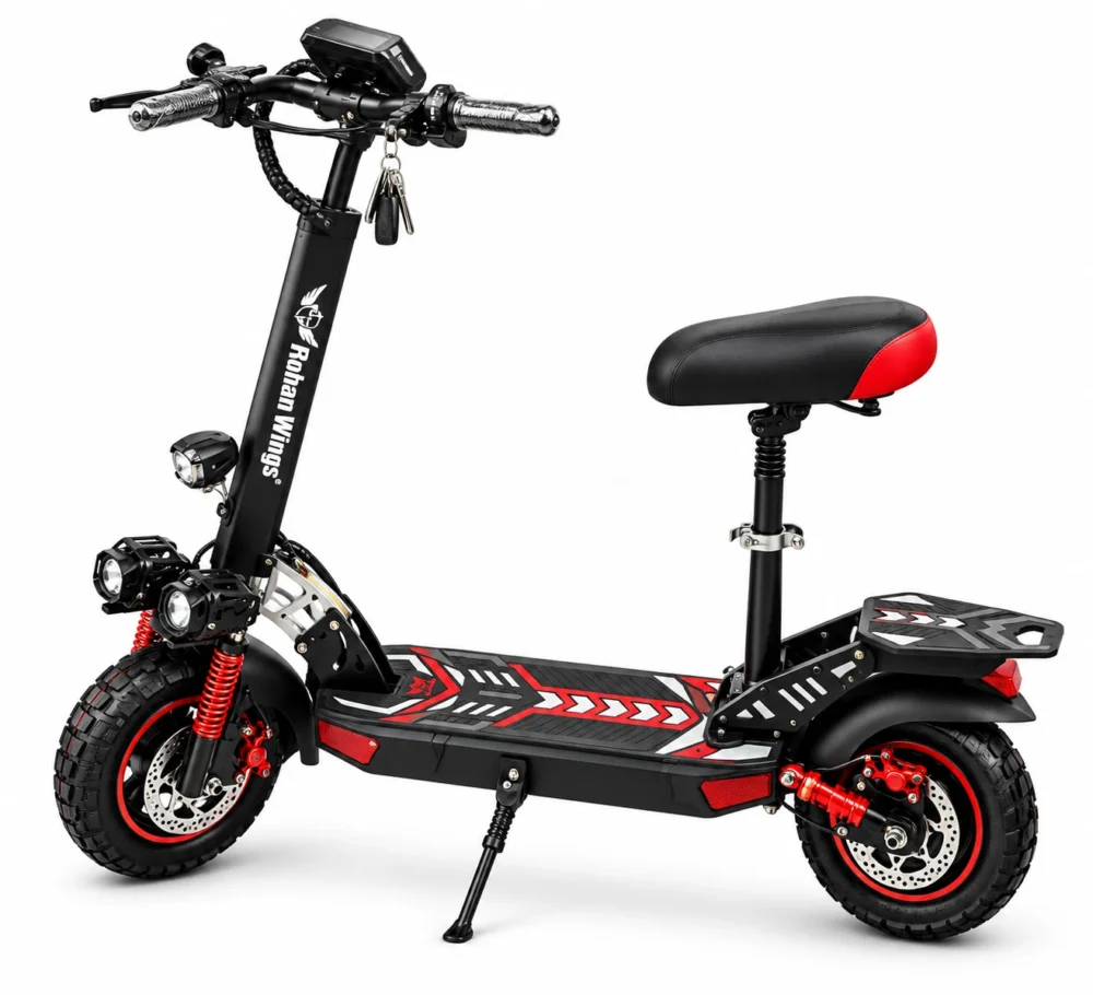 Rohan Wings KT6-A Electric Scooter Left Side View