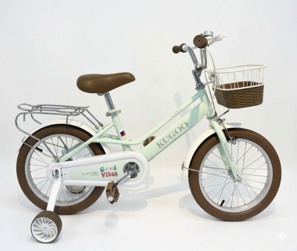 18 Inch Kugoo Kid's Bicycle with Training Wheels