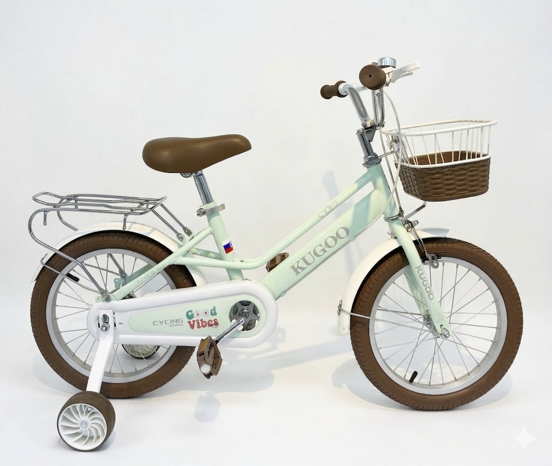 18 Inch Kugoo Kid's Bicycle with Training Wheels