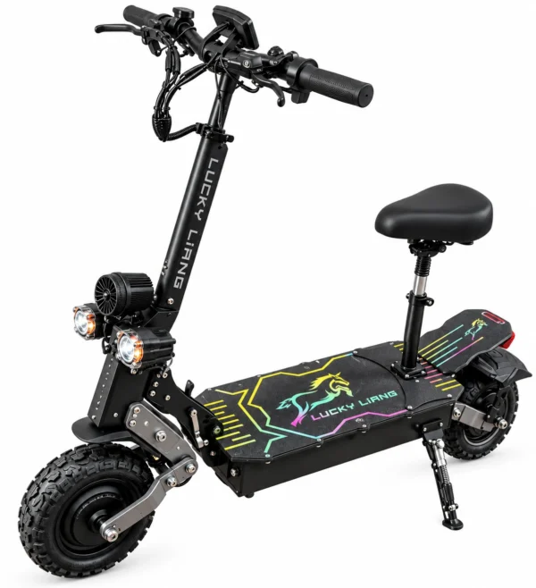 Lucky Liang L5 electric scooter with seat and dual motors