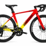 CHENXIAN PINK 700C road bike in red and yellow