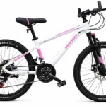 CHENXIAN ST500 24 inch mountain bike in white and pink