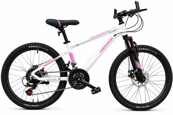 CHENXIAN ST500 24 inch mountain bike in white and pink
