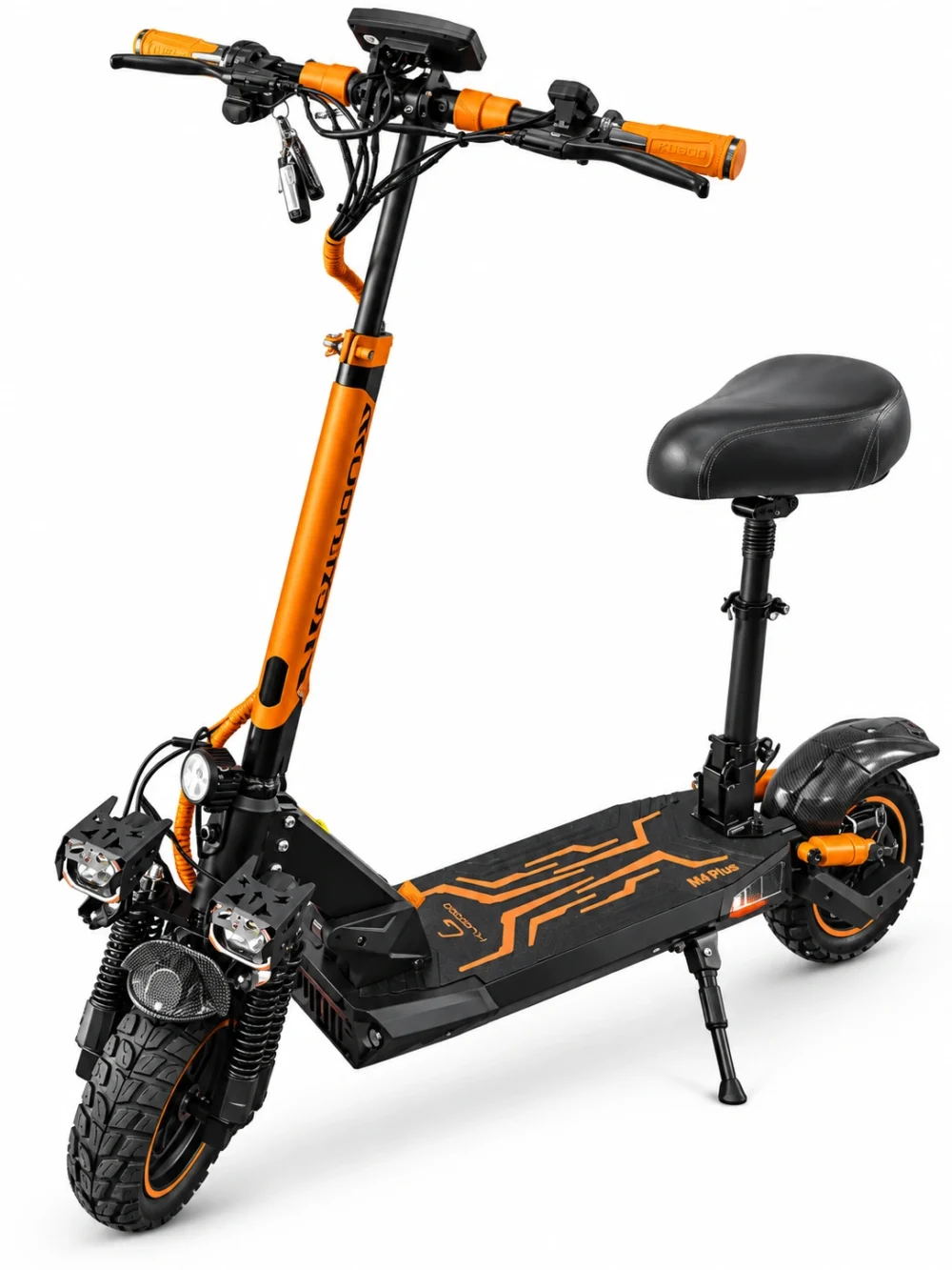Kugoo M4 Plus electric scooter with seat and 800W motor